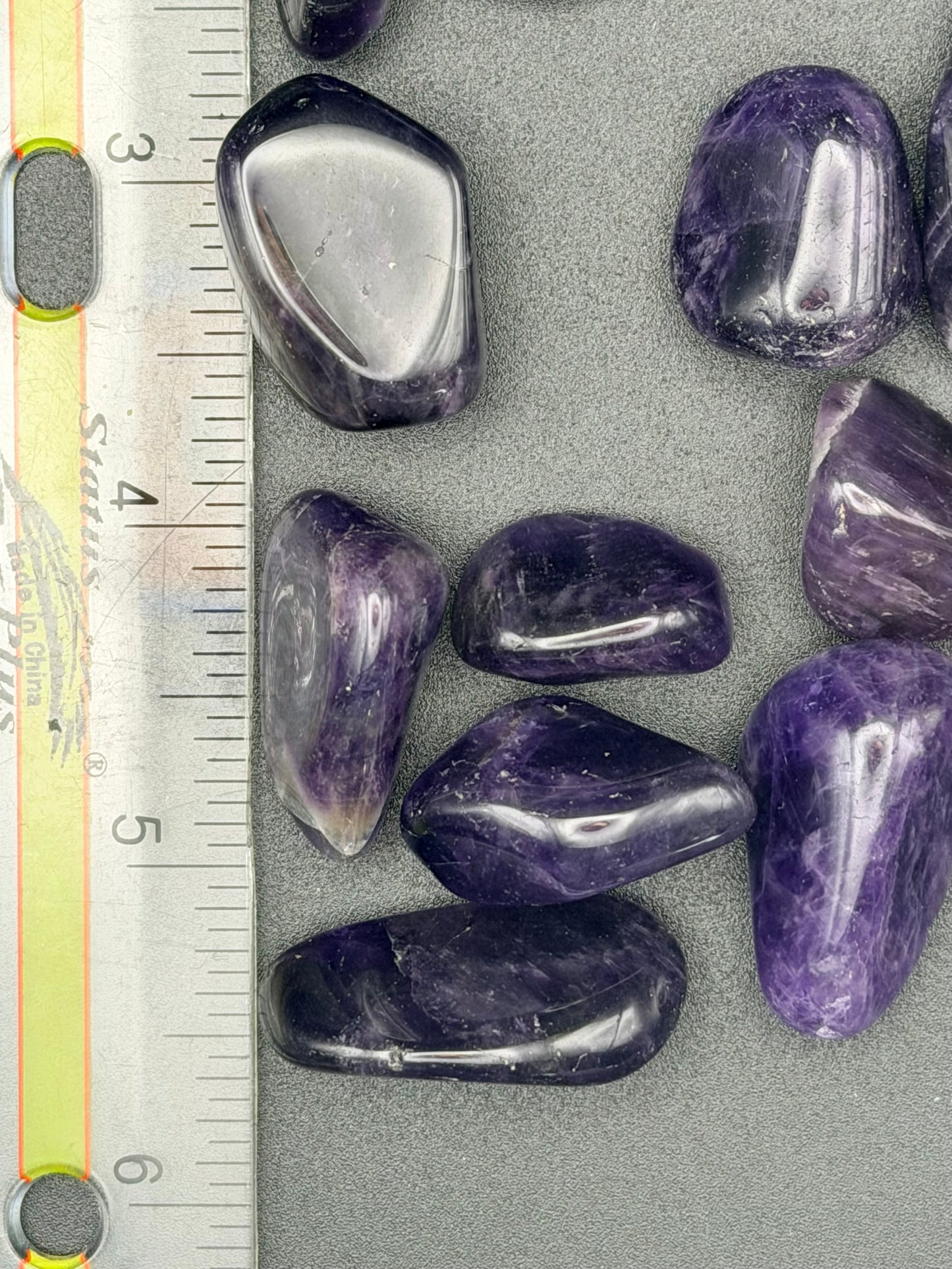 Tumbled Dark Purple Amethyst - for peace & higher realm connection