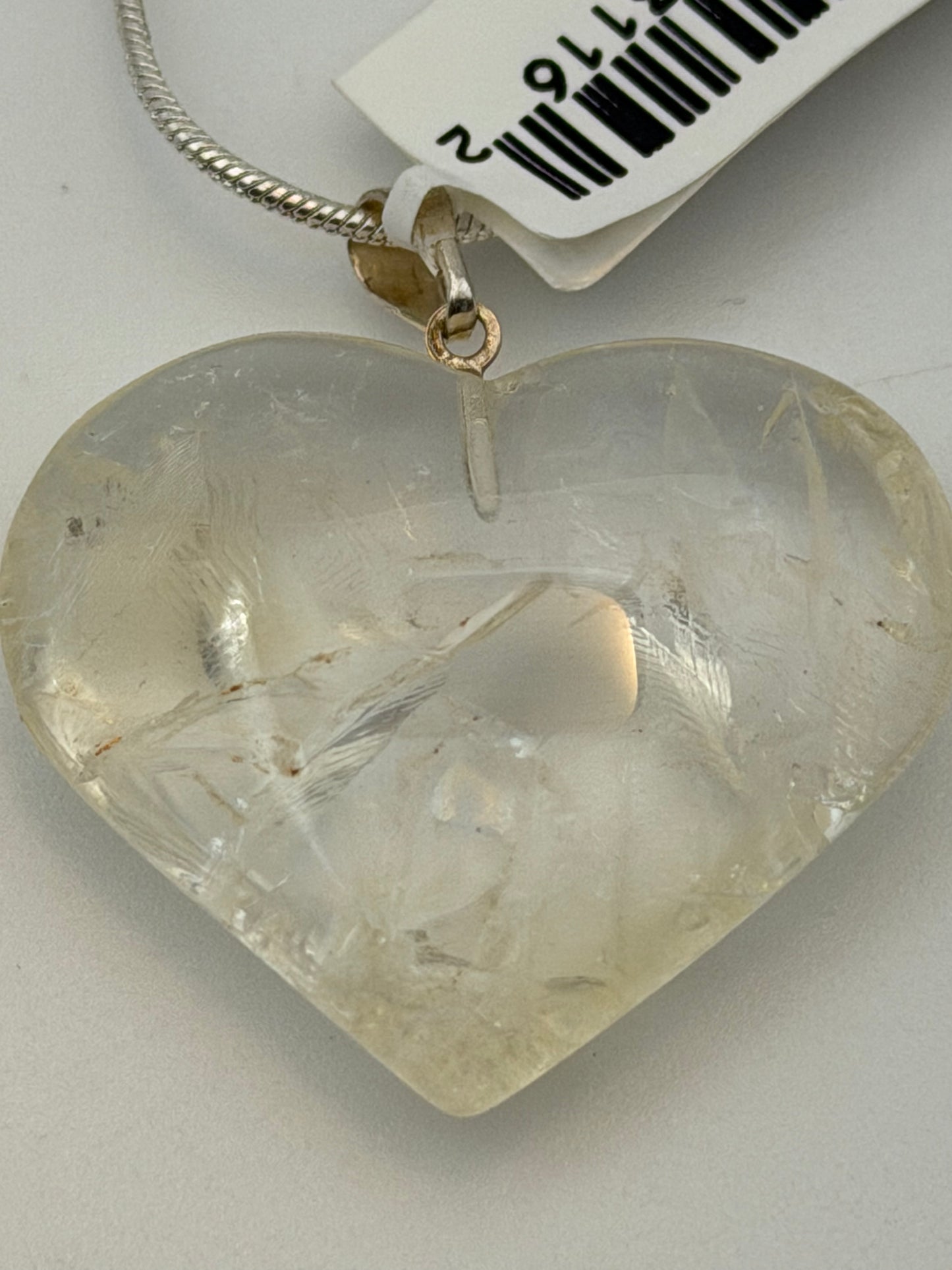 Citrine Heart Pendant – Joy, Abundance & Creativity