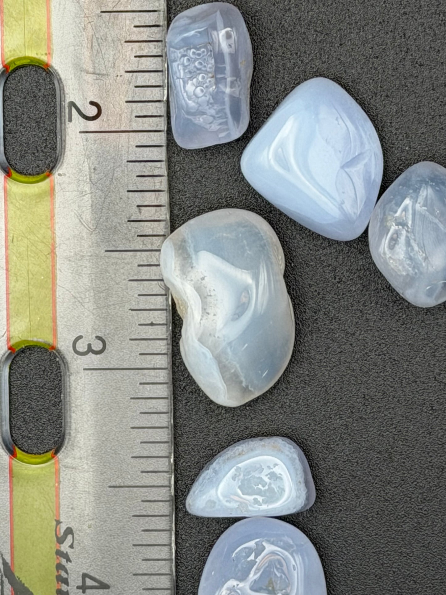 Tumbled Blue Lace Agate - for creativity & authentic communication