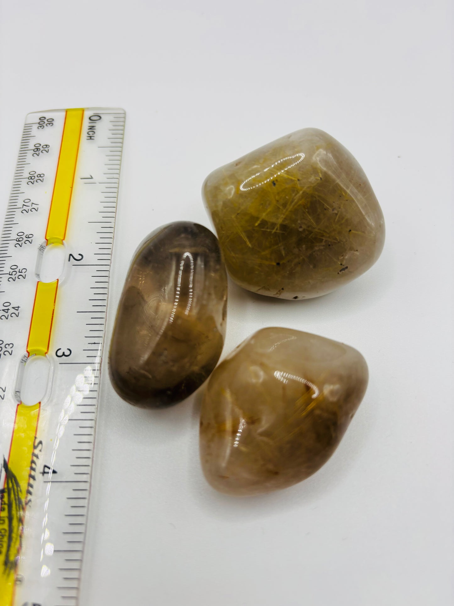 Rutilated Quartz - Large Tumbled