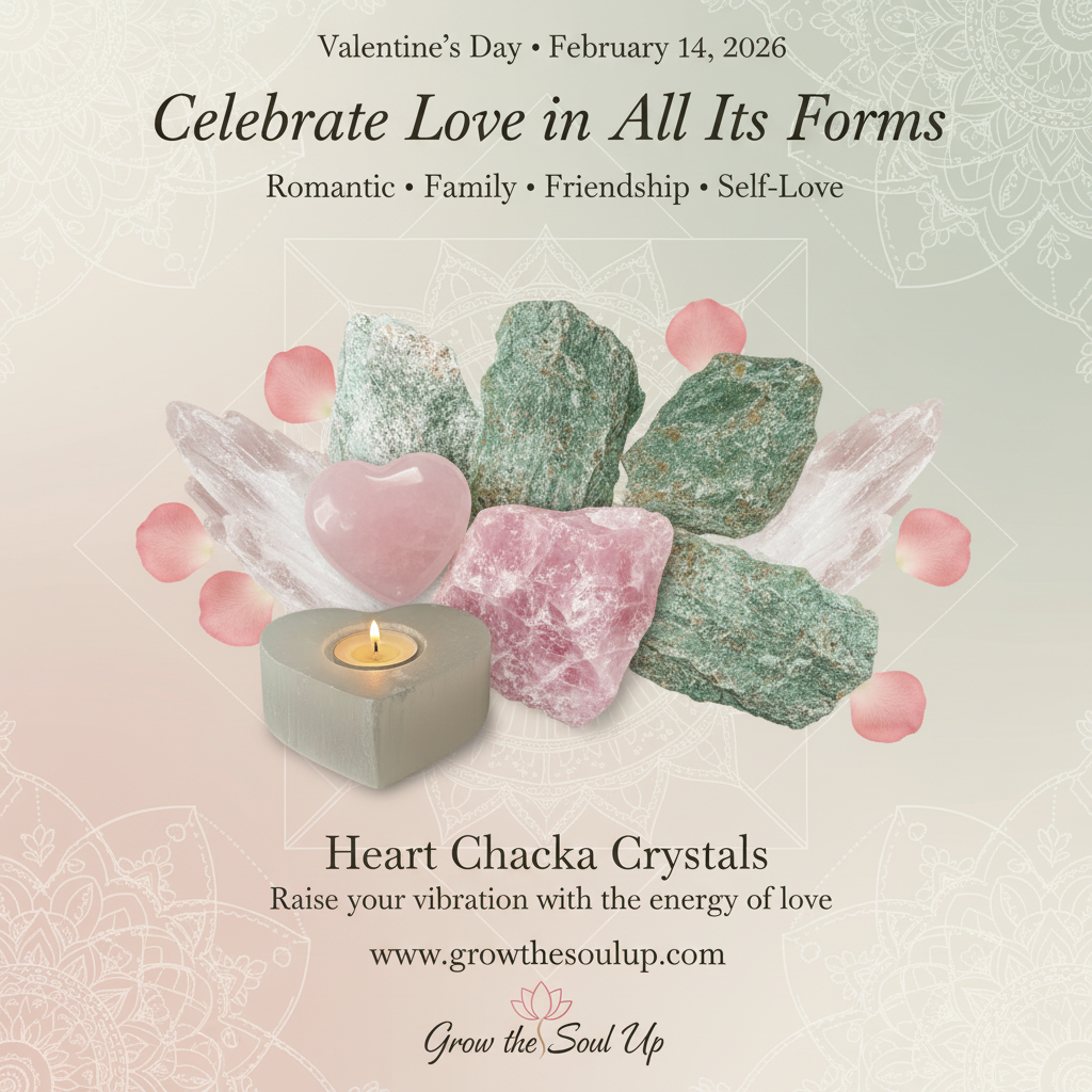 Celebrate Love with Heart Chakra Crystals this  Valentine's Day