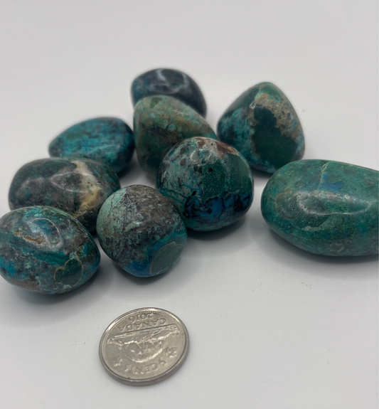 Chrysocolla - Large Tumbled