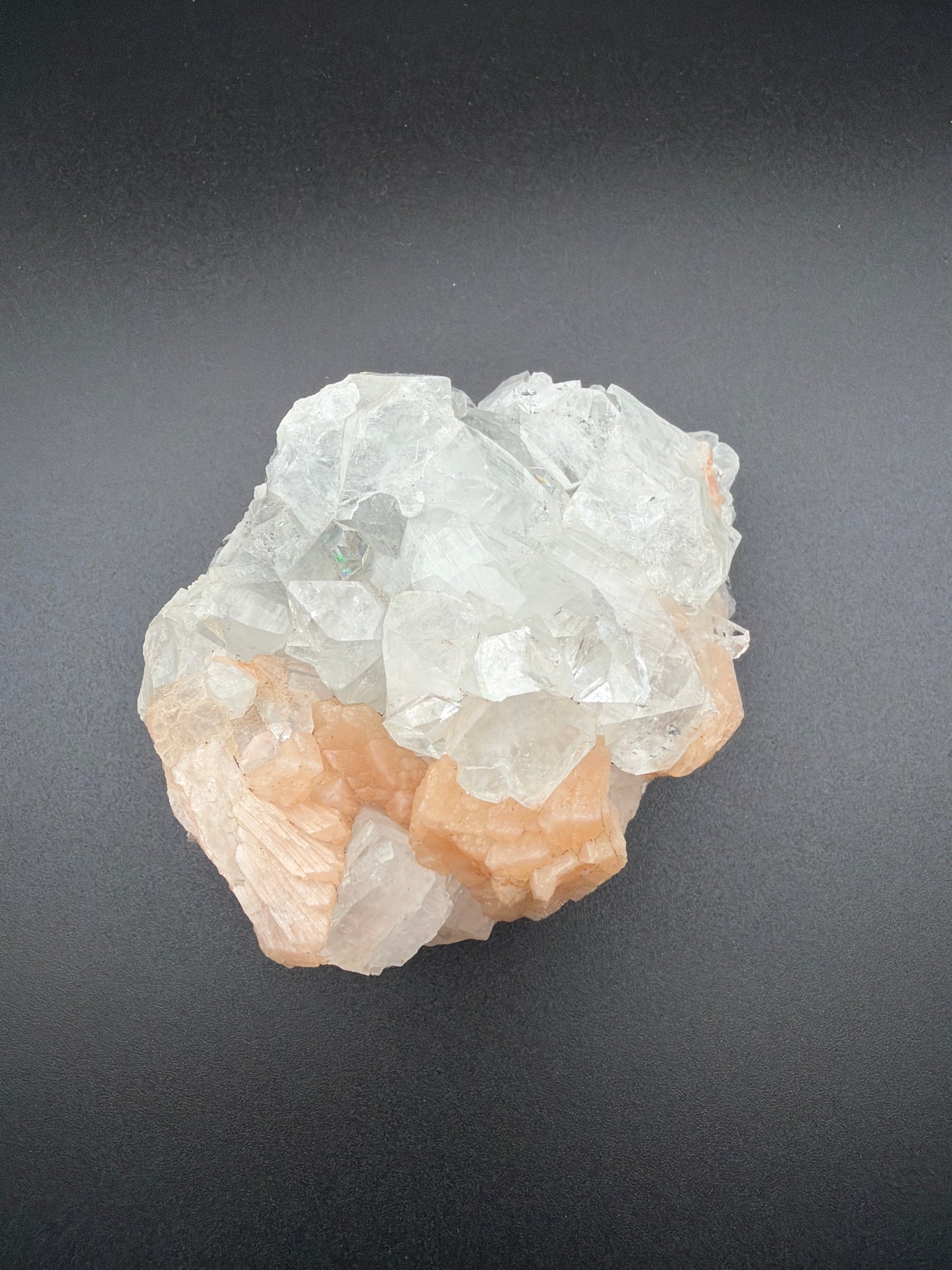 White Apophyllite with Stilbite Cluster  for ascension, dream recall & divine insight