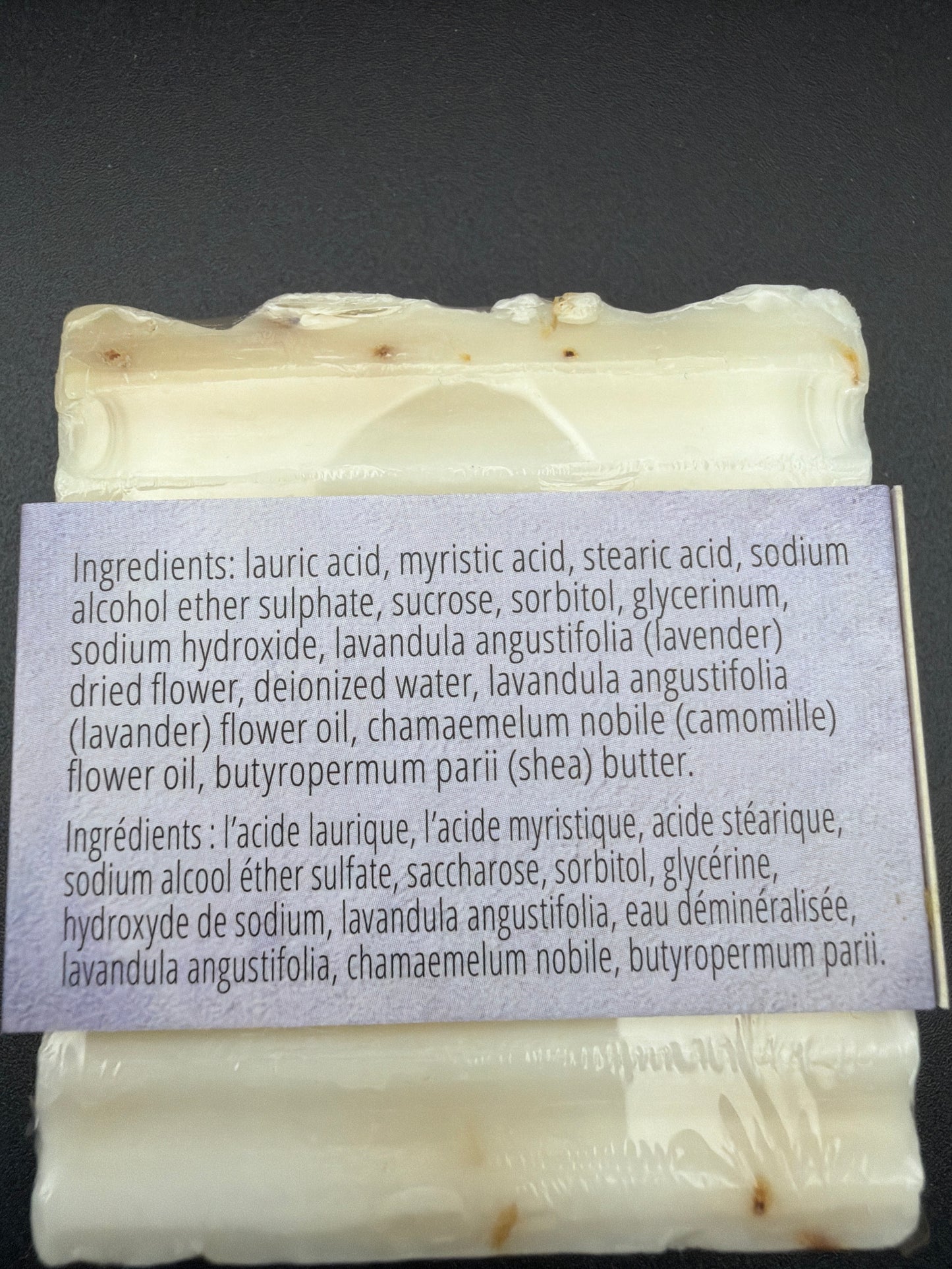 Soap made by Zenature – Lavender Chamomile Essential Oil Soap