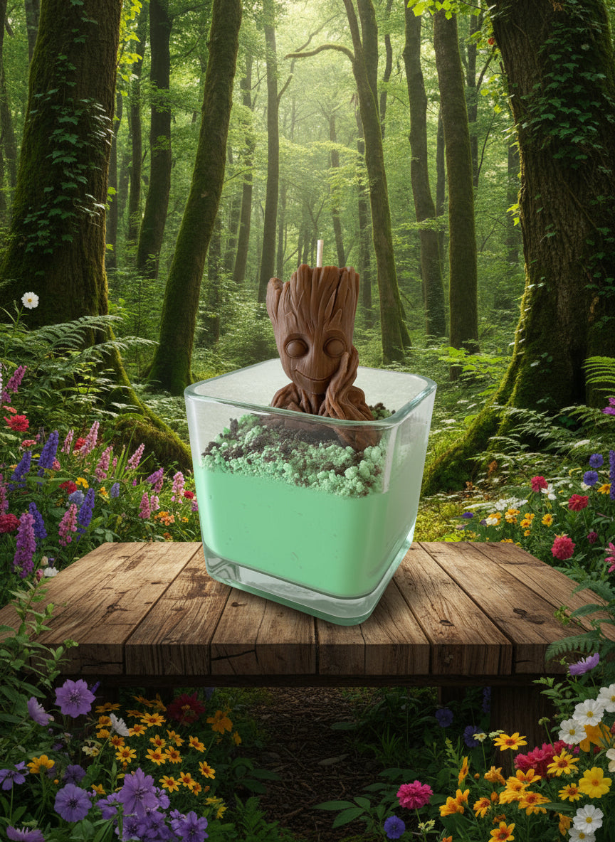 Groot Candle