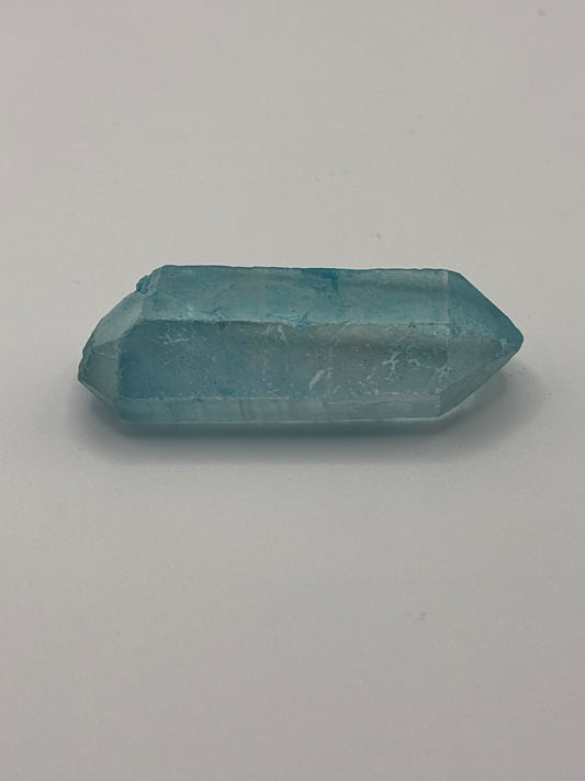 Aqua Aura Quartz Points - Double Terminated