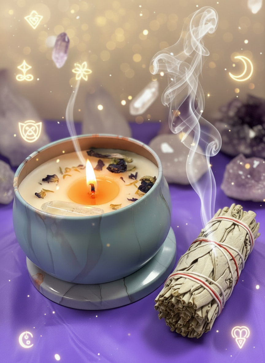 Reiki-Infused Healing Candles