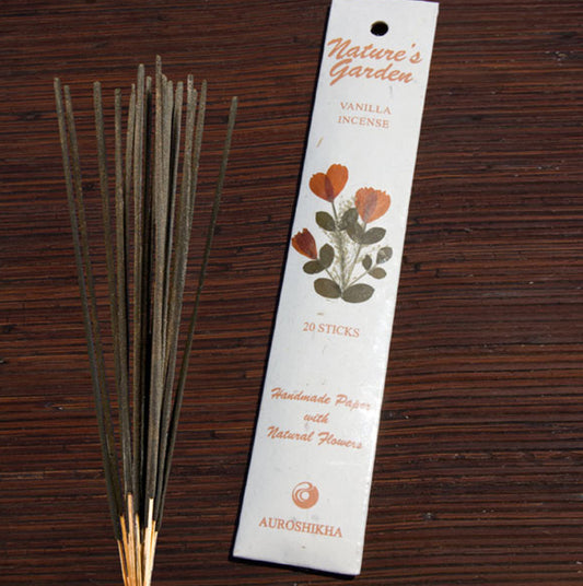 Nature's Garden Incense Sticks - Vanilla