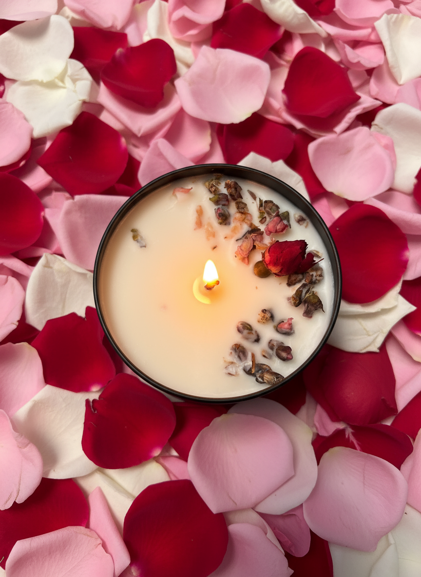 Happy – Uplifting Citrus, Rose & Lilac Candle