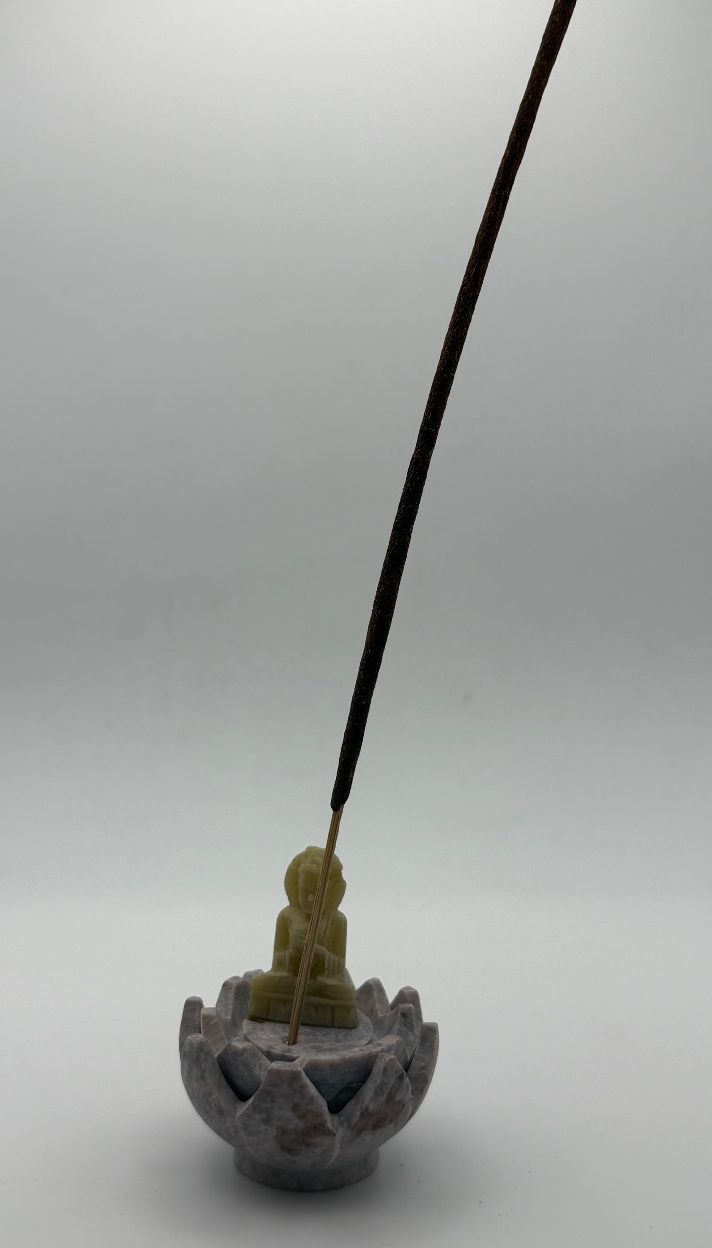 Soapstone Buddha in Lotus Flower – Peace & Spiritual Harmony