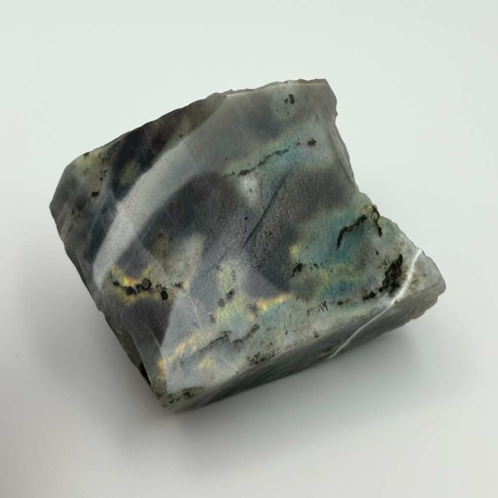 Purple Flash Labradorite Slice – Light the Way for New Beginnings