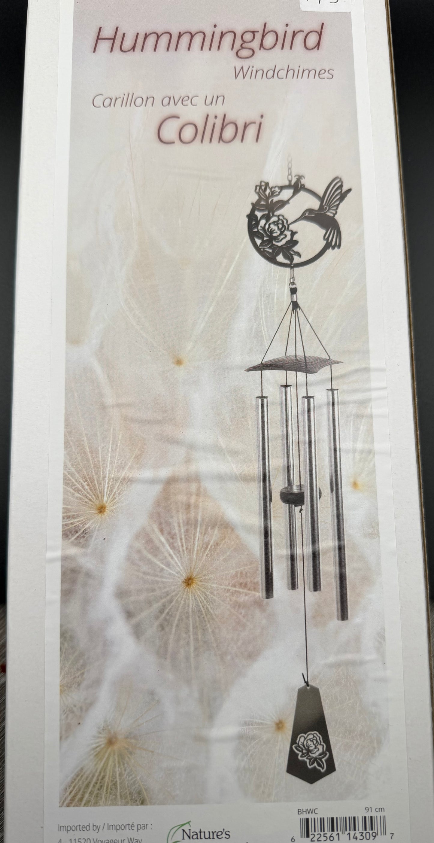 Black Laser Cut Wind Chime
