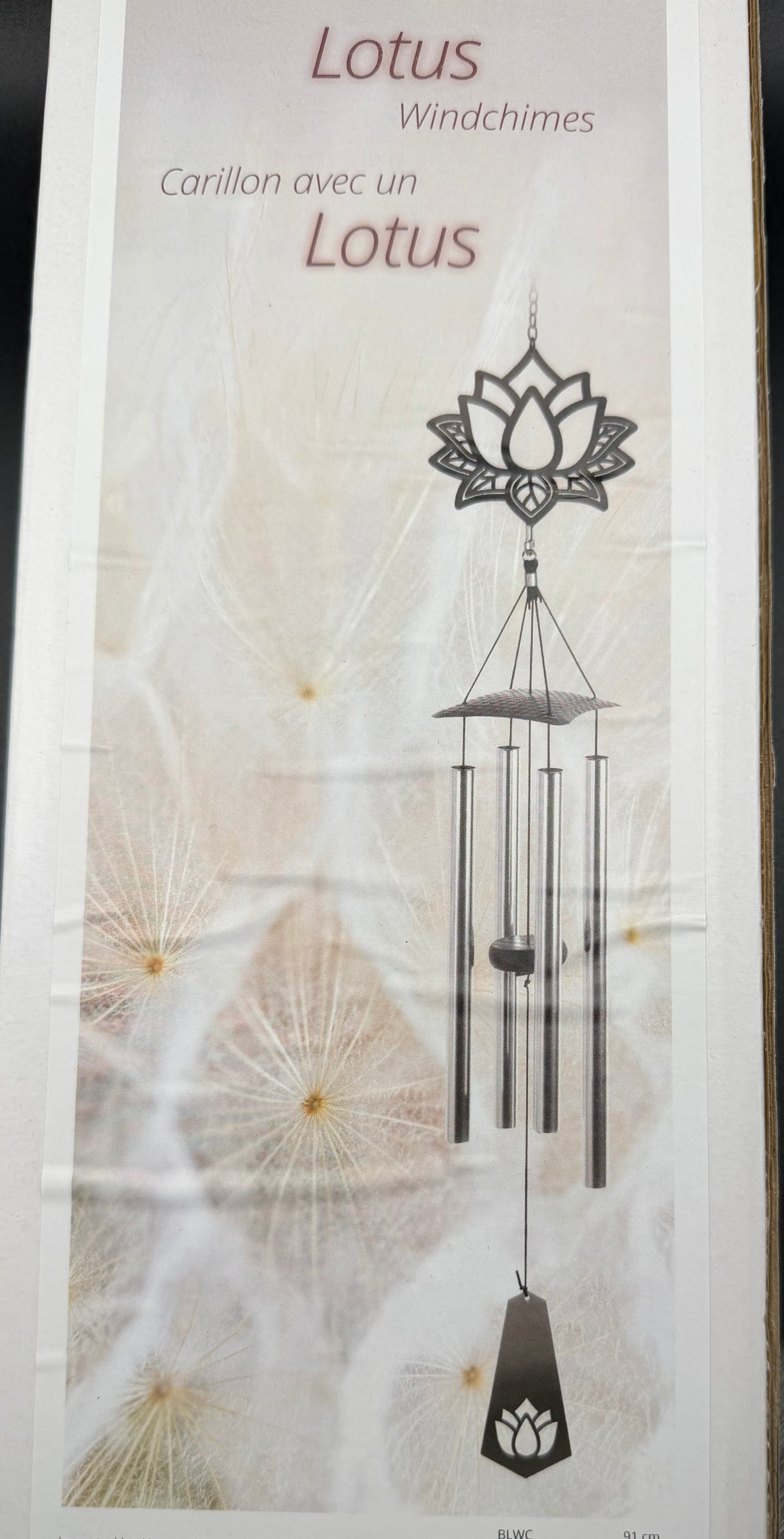 Black Laser Cut Wind Chime