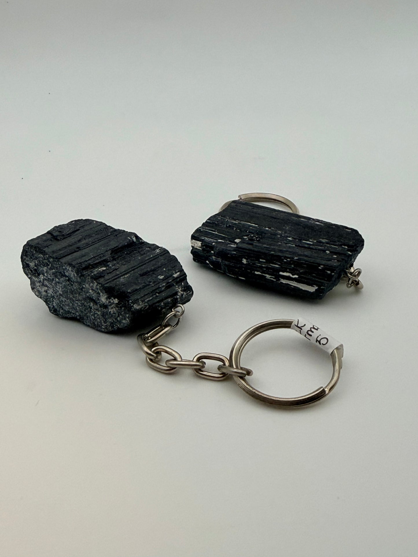 Black Tourmaline Keychain – Protection & Grounding