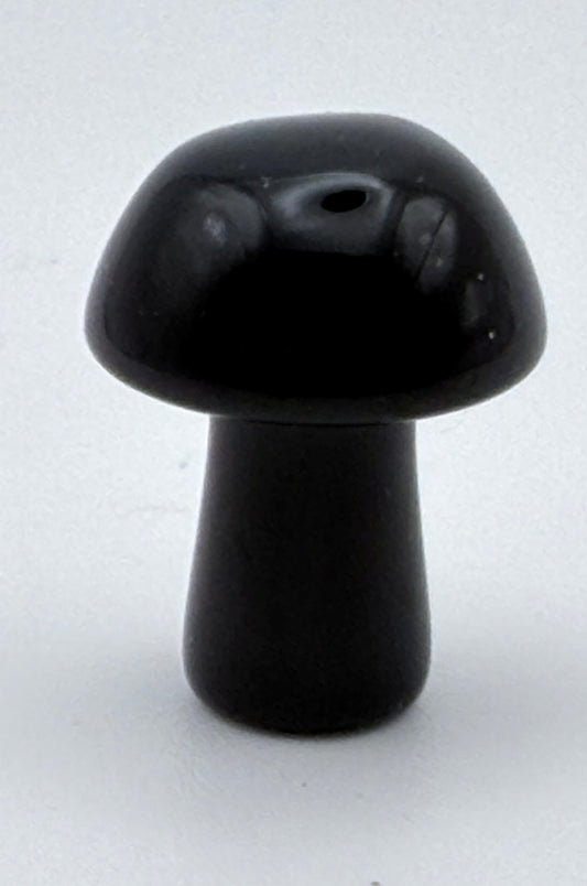 Black Obsidian Mushroom - for protection, grounding & transformation