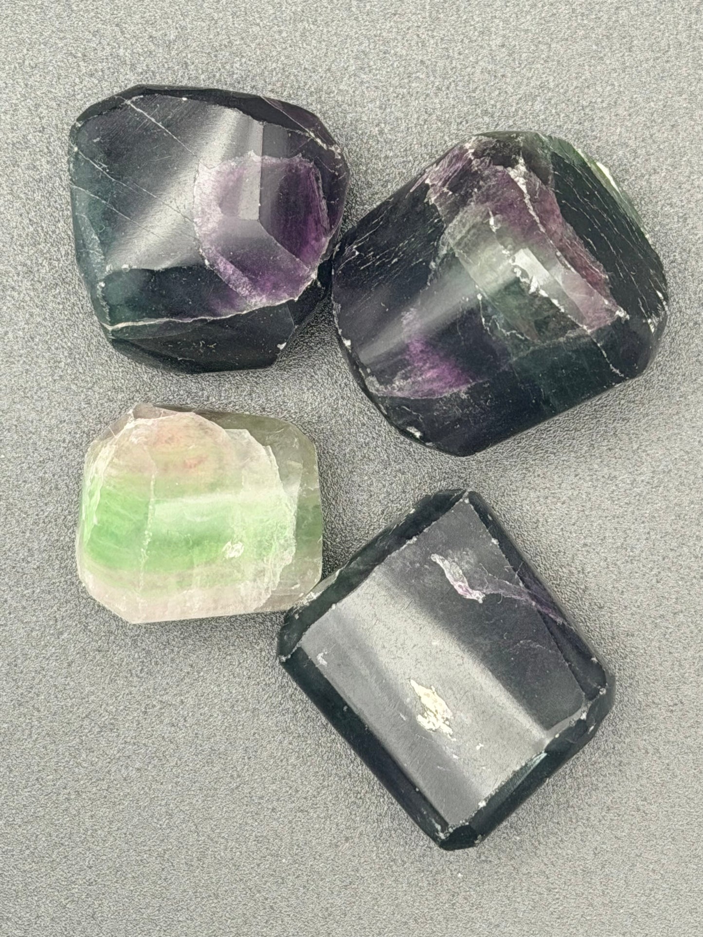 Tumbled Rainbow Fluorite - for clarity, soul pathing & higher guidance