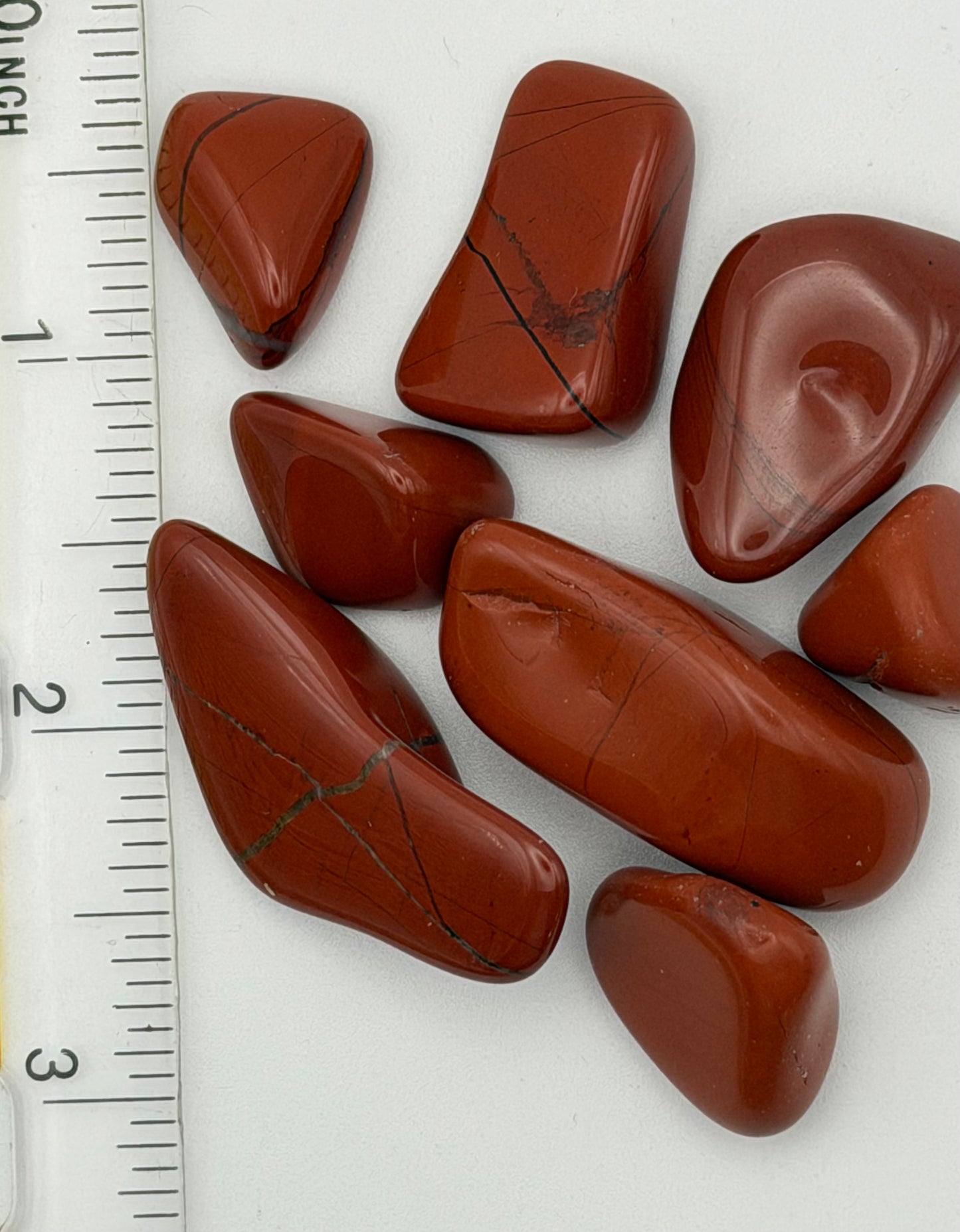 Tumbled Red Jasper for renewed strength & courage