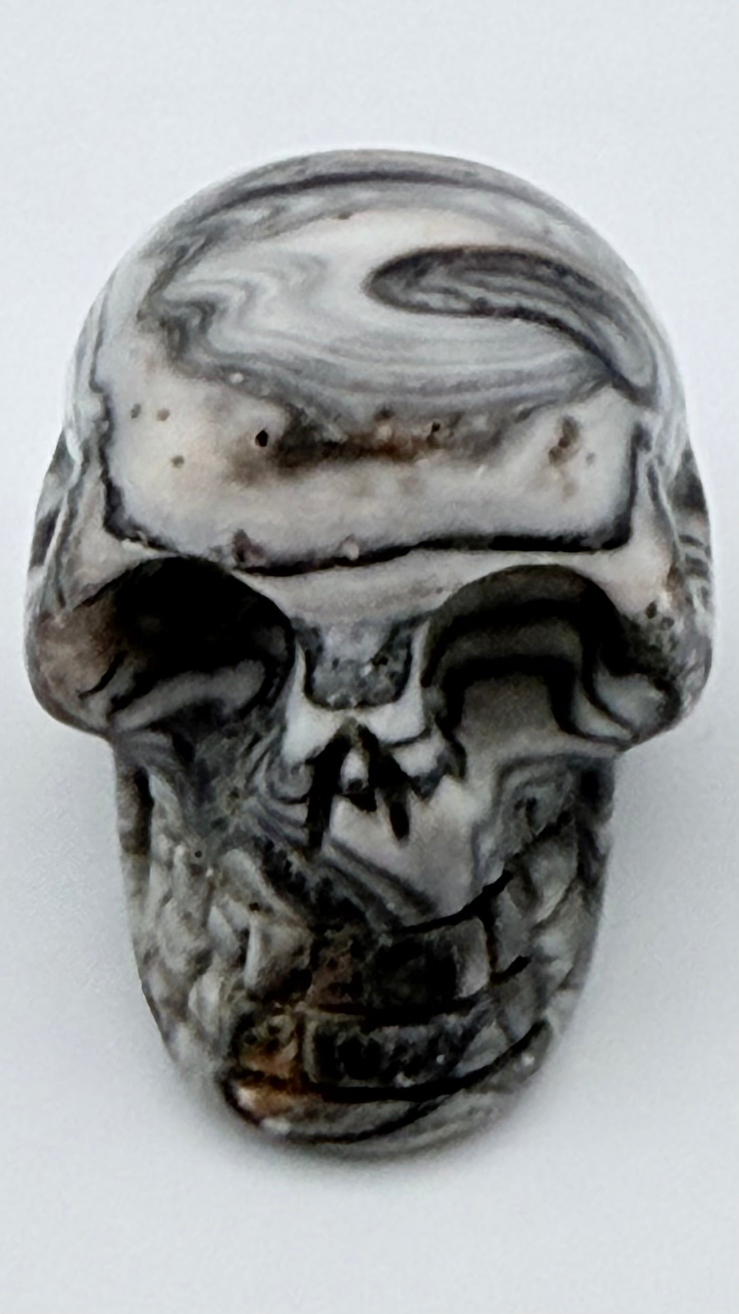 Zebra Jasper Skull – Motivation, Manifestation & Authentic Power