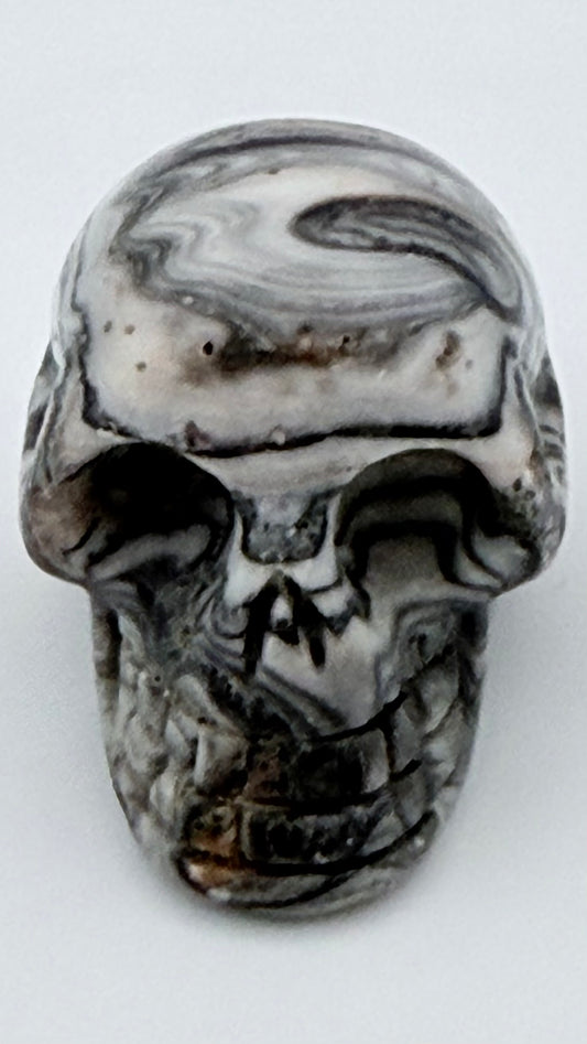 Zebra Jasper Skull – Motivation, Manifestation & Authentic Power