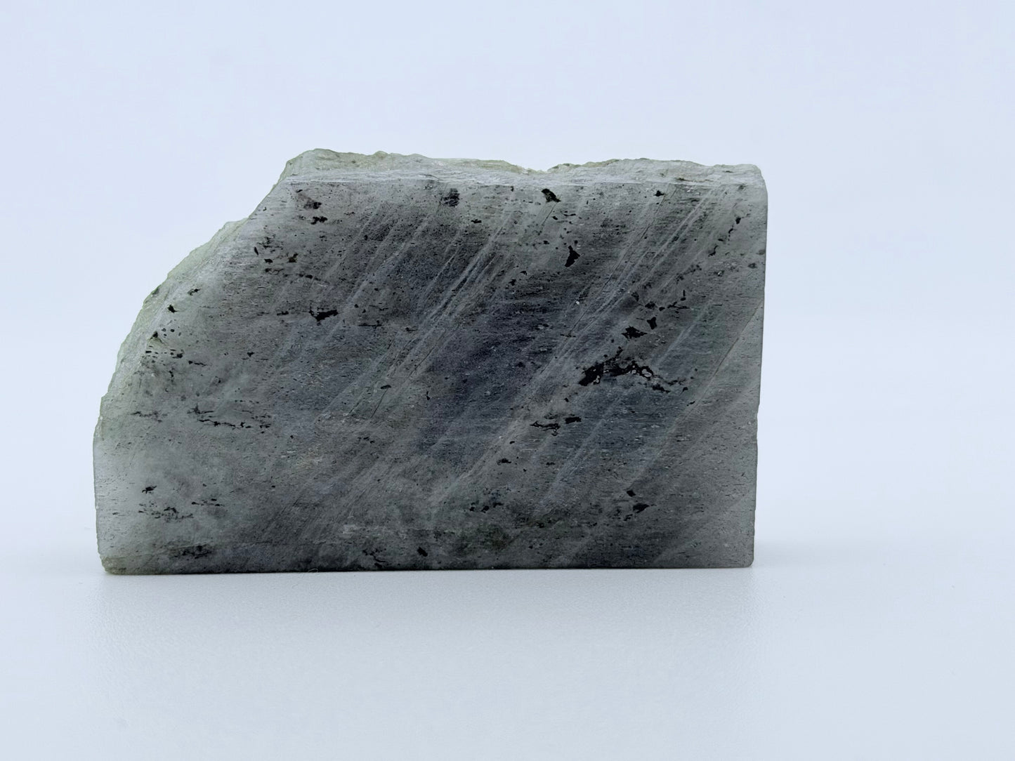 Purple Flash Labradorite Slice – Light the Way for New Beginnings