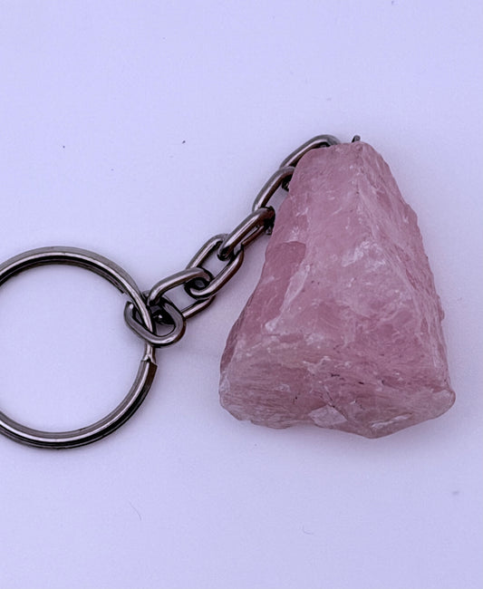 Rose Quartz Keychain – Love, Compassion & Heart Energy