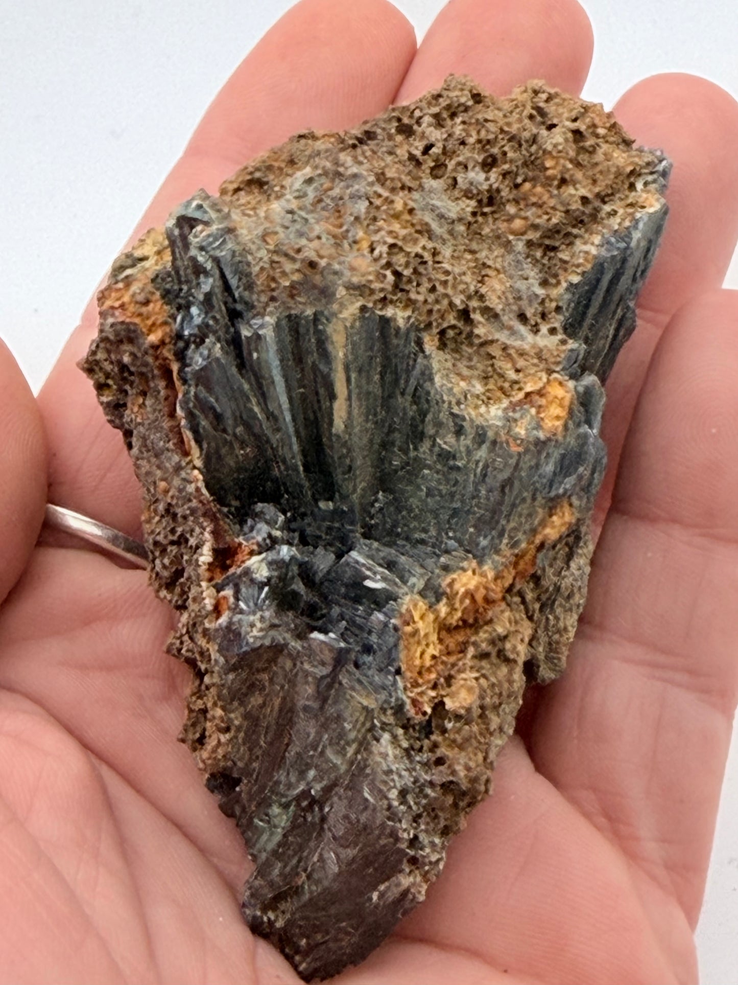 Healing and Motivating Vivianite Cluster – Renewal, Energy & Heart Healing