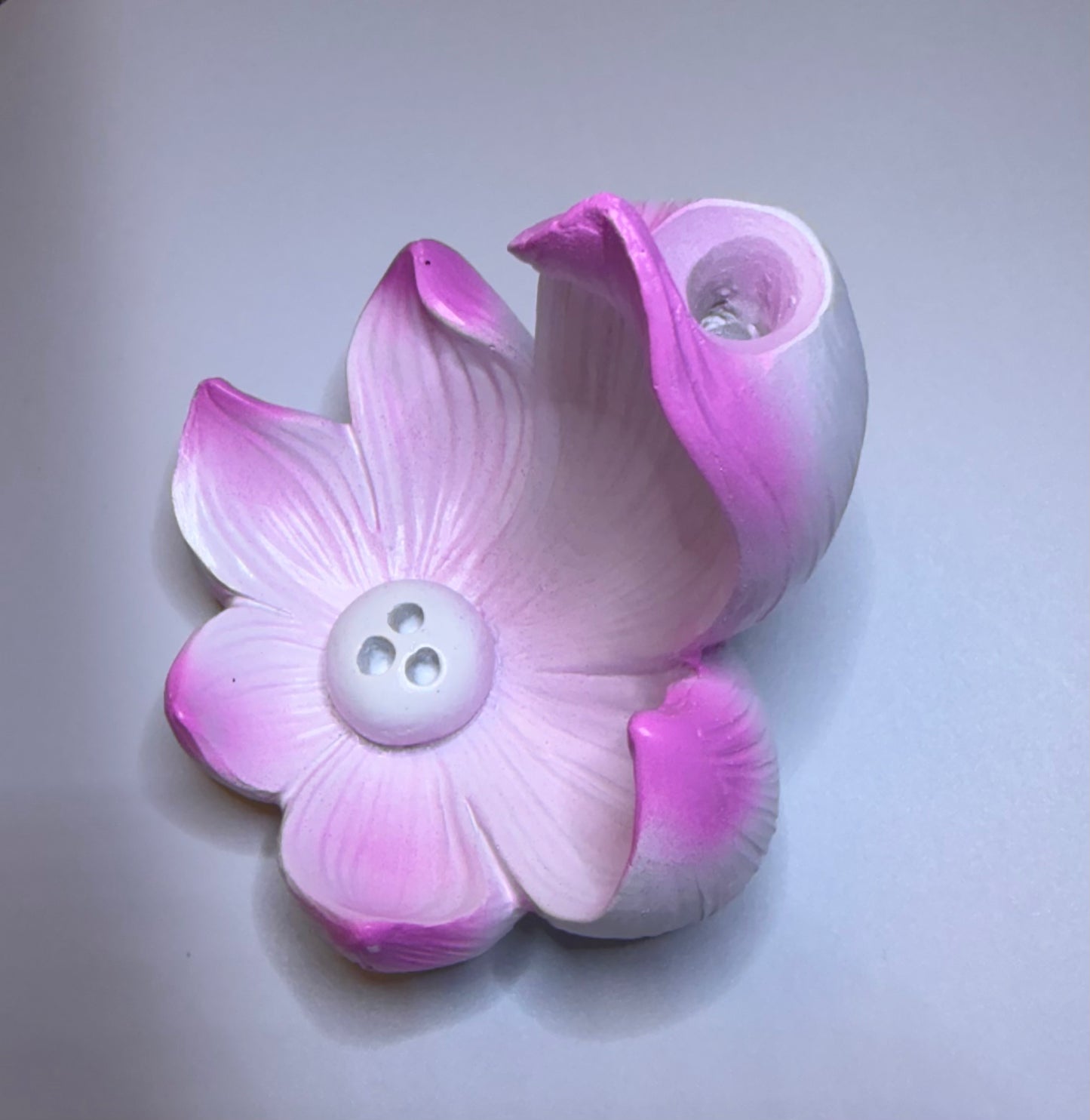 Pink Lotus Flower Incense Holder – Serenity, Renewal & Spiritual Awakening