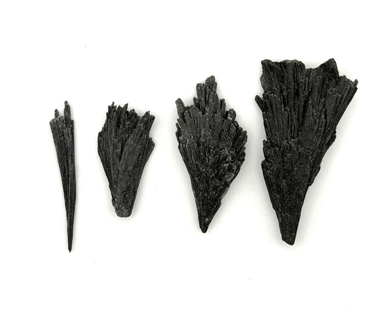 Natural Black Kyanite Spear - for instant energy clearing and grounding