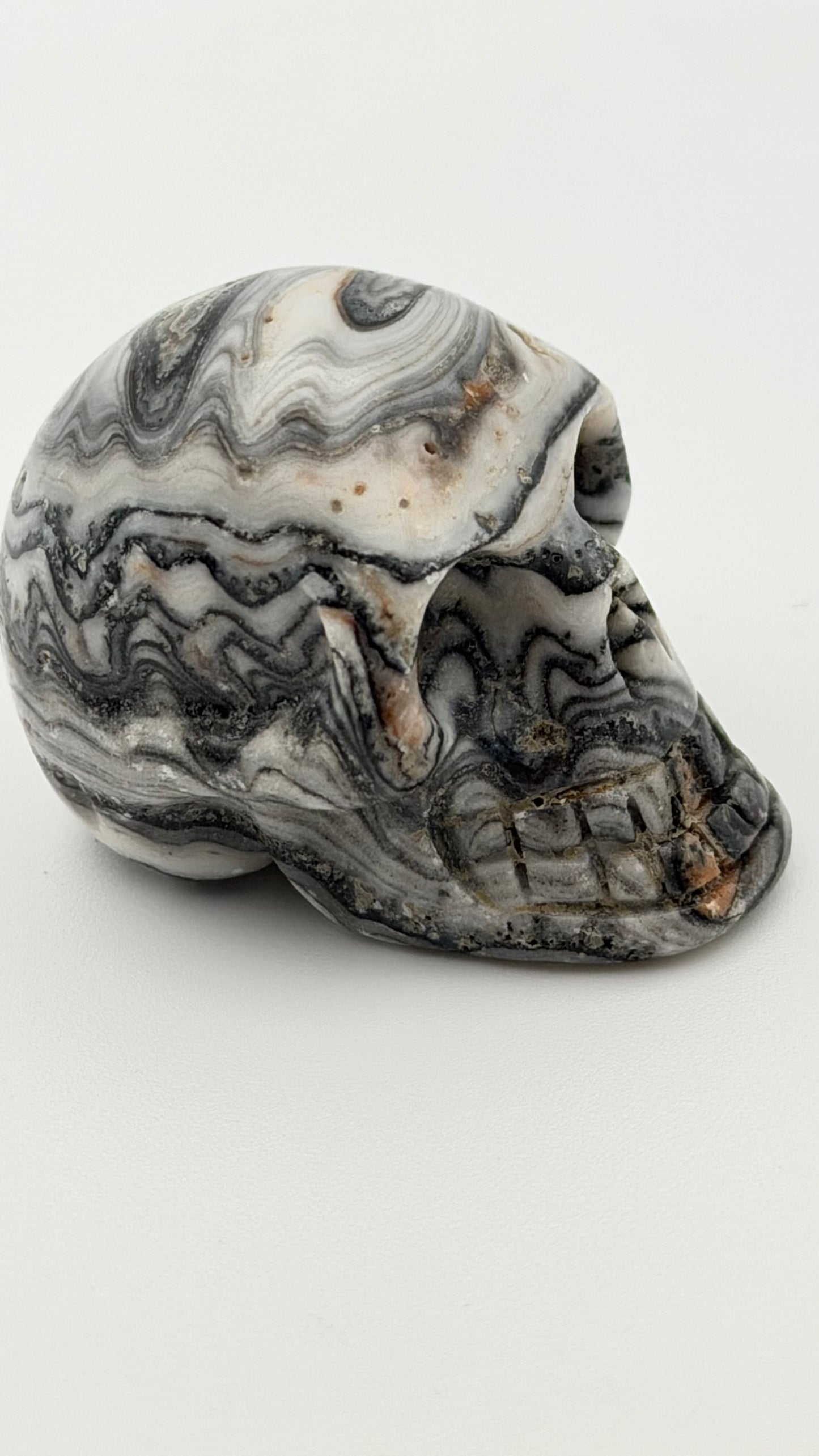 Zebra Jasper Skull – Motivation, Manifestation & Authentic Power