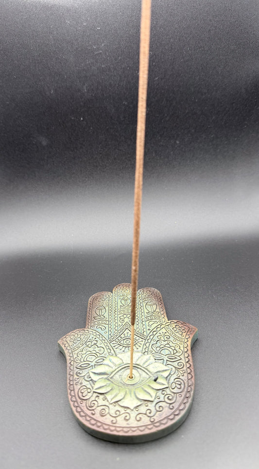 Hamsa Incense Holder – Protection & Blessings