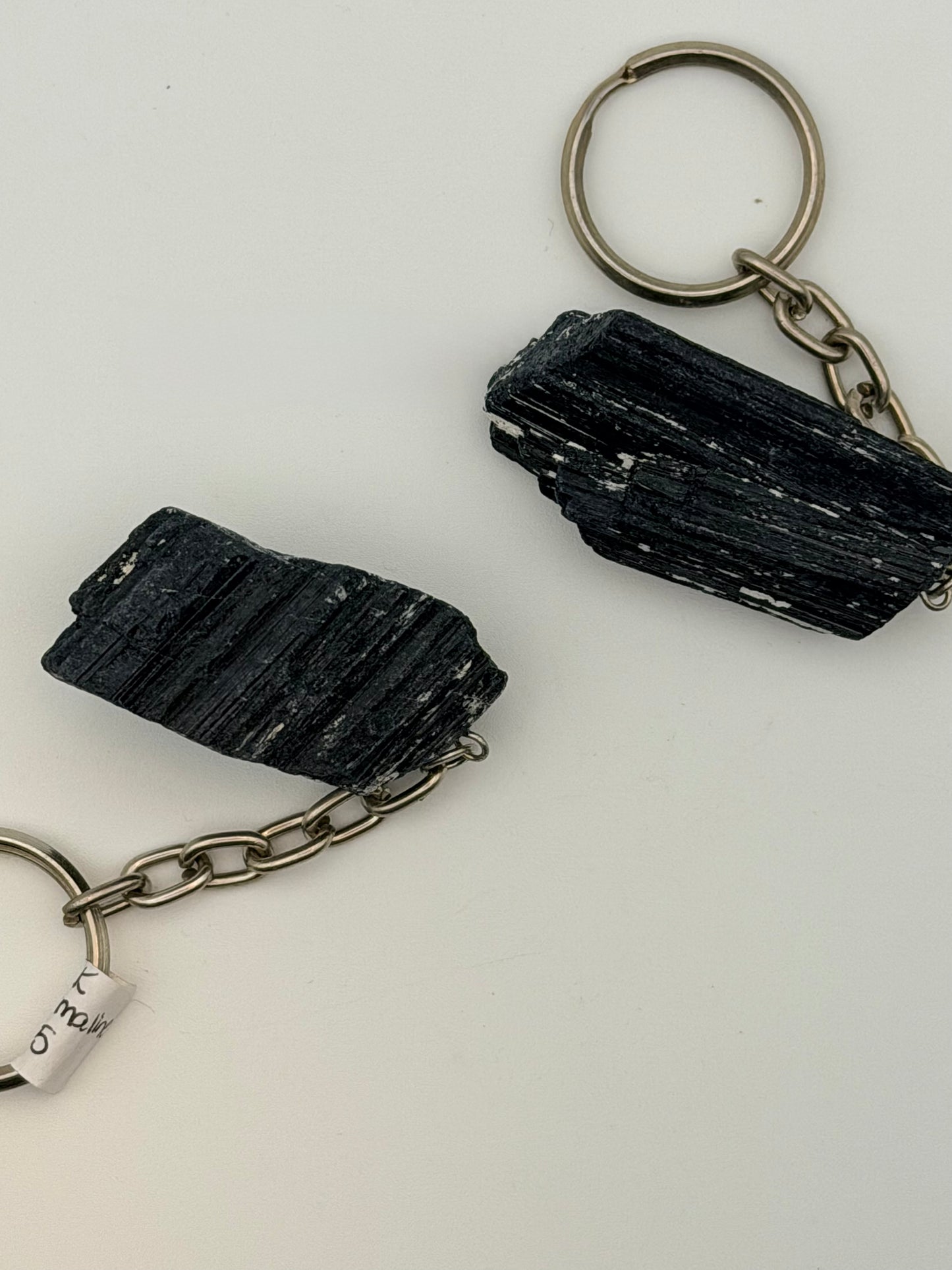 Black Tourmaline Keychain – Protection & Grounding