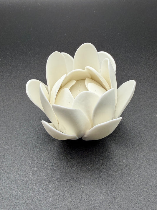 White Lotus Incense Holder – Purity & Spiritual Balance