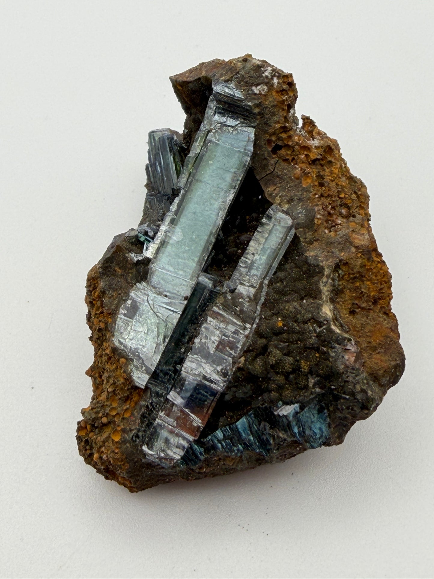 Healing and Motivating Vivianite Cluster – Renewal, Energy & Heart Healing