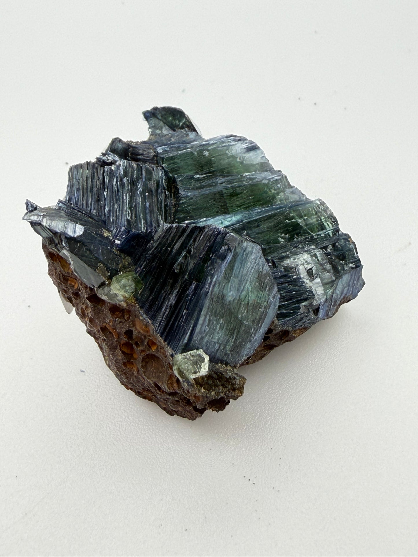 Healing and Motivating Vivianite Cluster – Renewal, Energy & Heart Healing