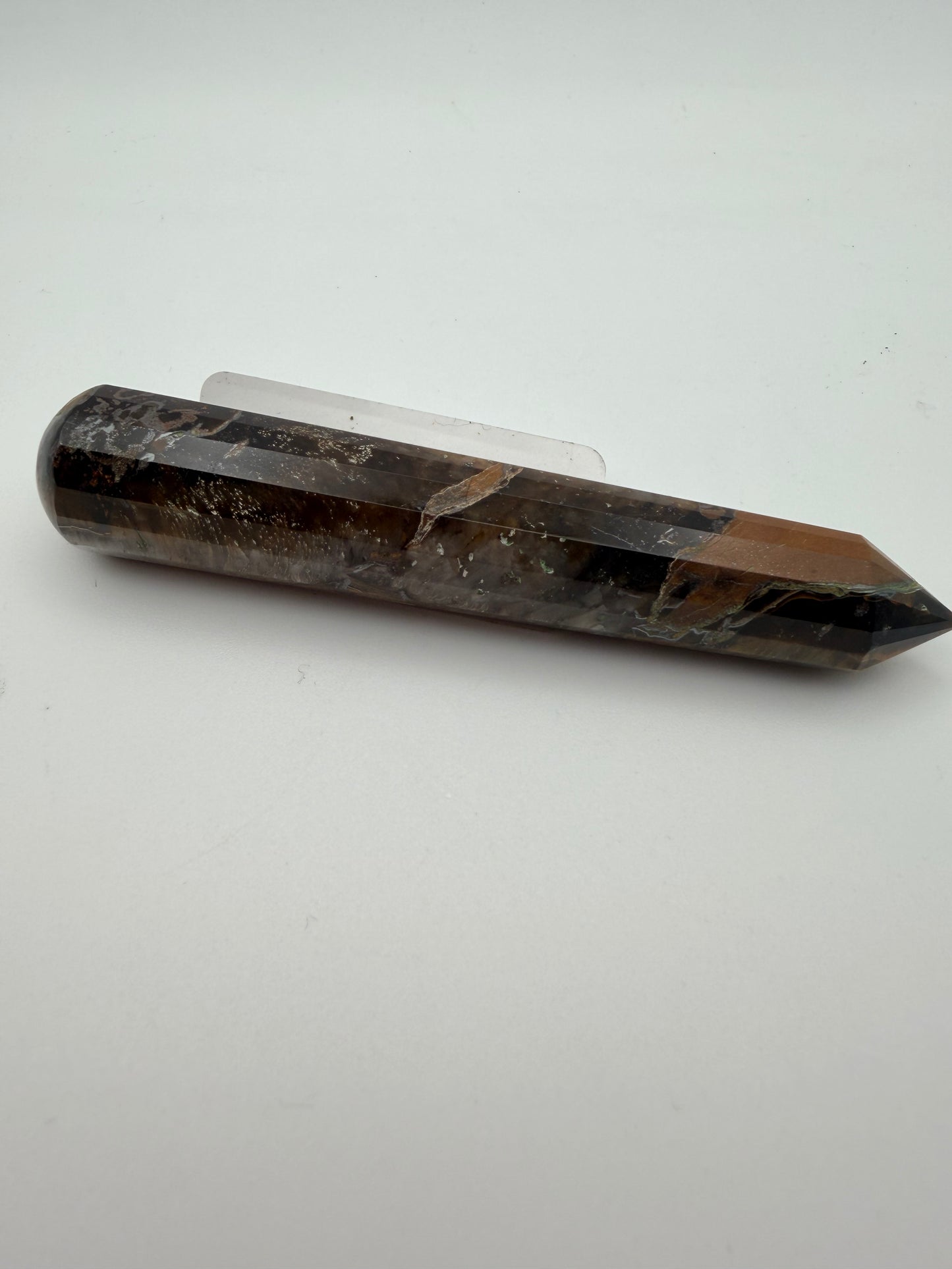 Tiger’s Eye Massage Wand – Clarity, Courage & Protection