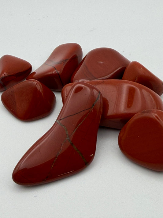 Tumbled Red Jasper for renewed strength & courage