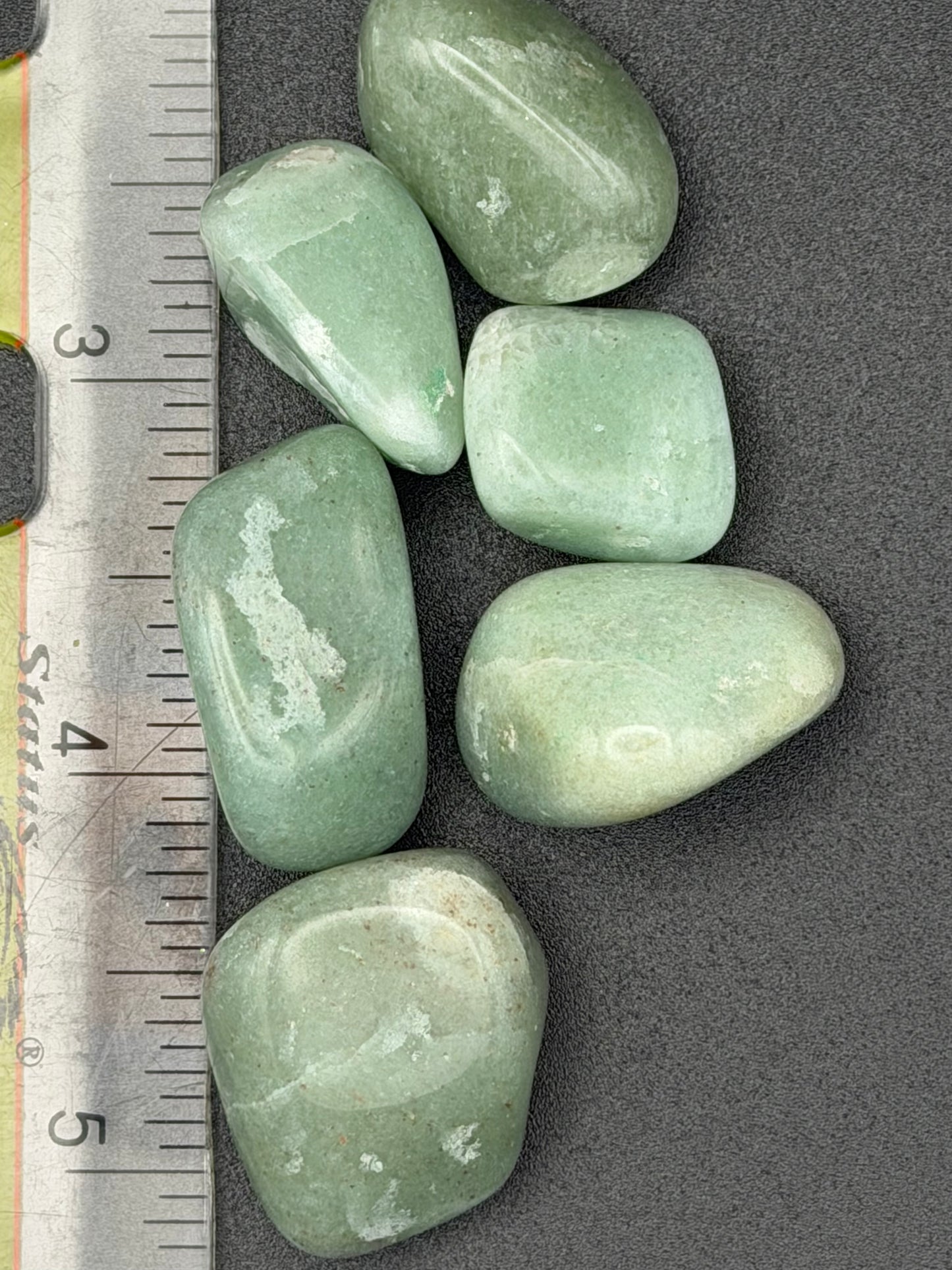 Tumbled Green Aventurine  for growth, abundance, and new beginnings
