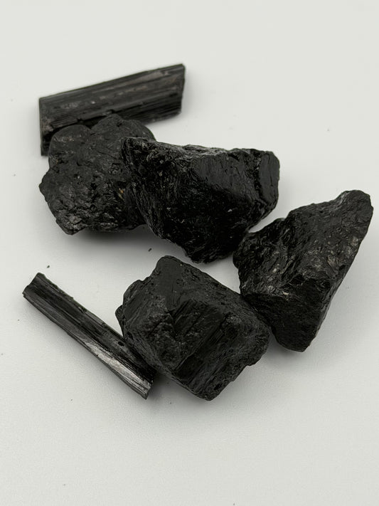 Small Semi-Tumbled Black Tourmaline – Pocket Protection & Grounding
