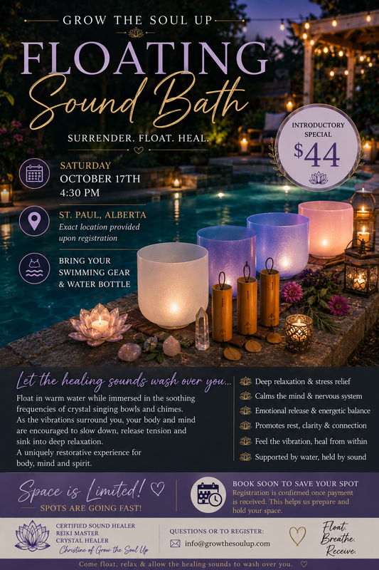 Floating Sound Bath – St. Paul, Alberta