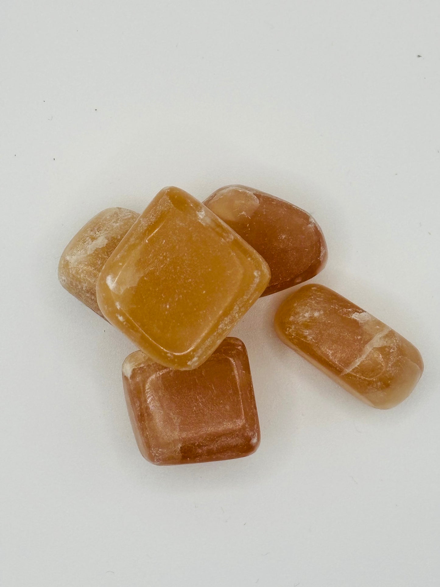 Honey Calcite - Large Tumbled
